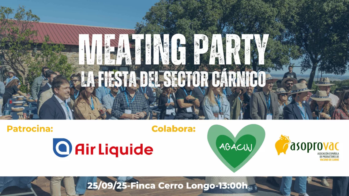 AGACUJ estará en la #MeatingParty, el punto de encuentro de los profesionales del sector cárnico, el próximo 25 de Septiembre en Colmenar Viejo (Madrid)